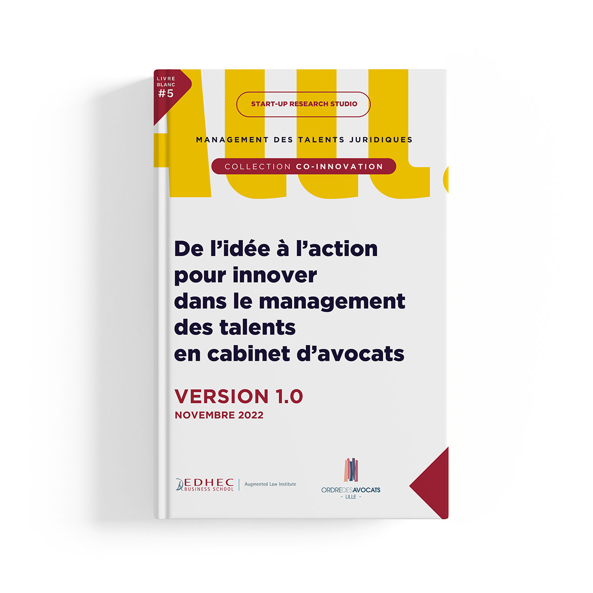 Couverture Livre Blanc Management des talents cabinets d'avocats EDHEC