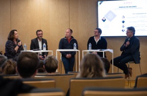 Conférence EDHEC Entrepreneuriat Audience panelistes et journaliste